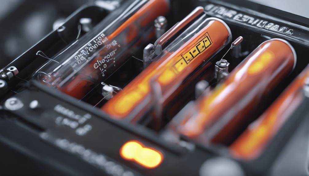 battery charging information provided