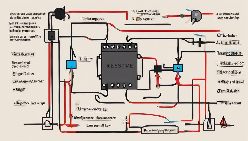 electrical operation with resistive load
