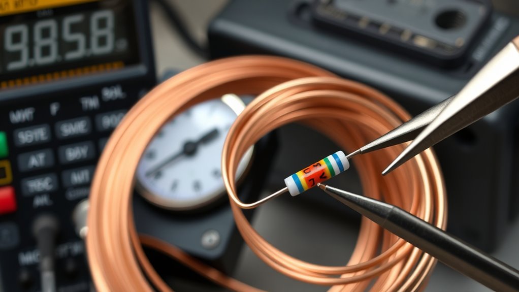 temperature coefficient resistance measurement