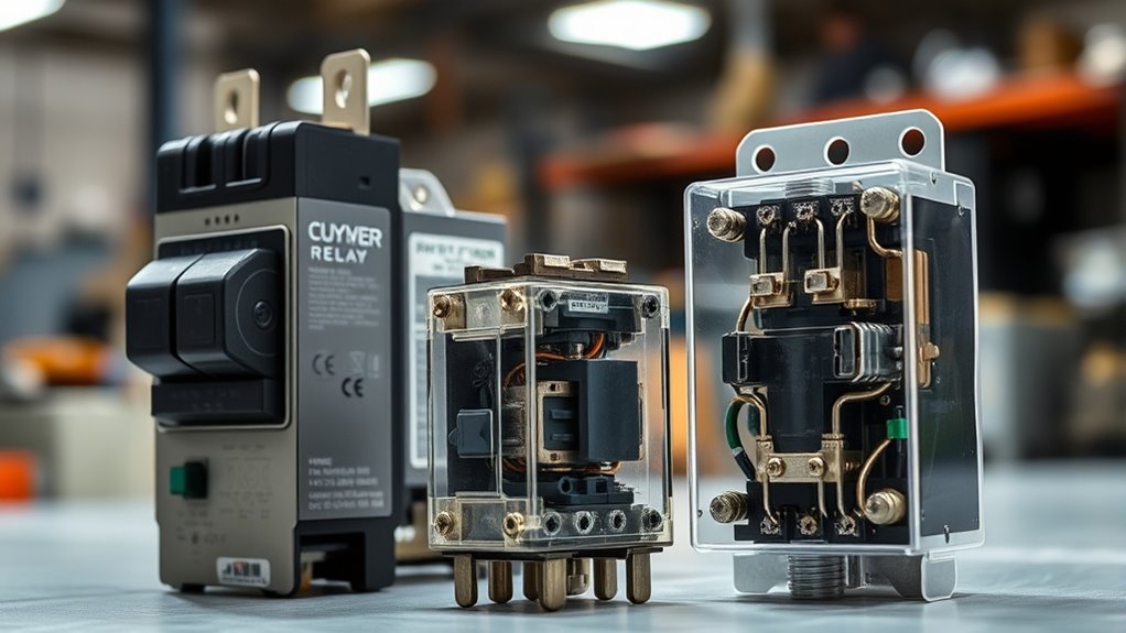 varieties of electromechanical relays