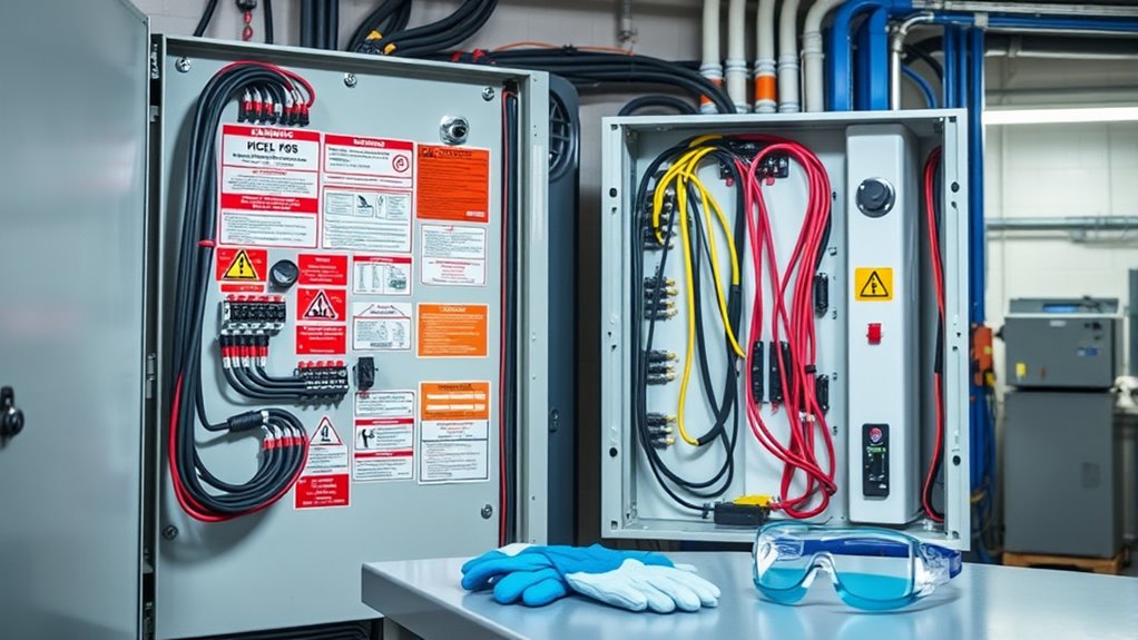 voltage safety precautions required