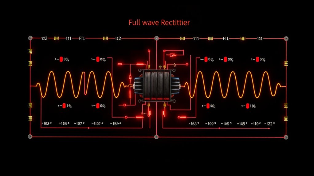 full wave rectifier operation